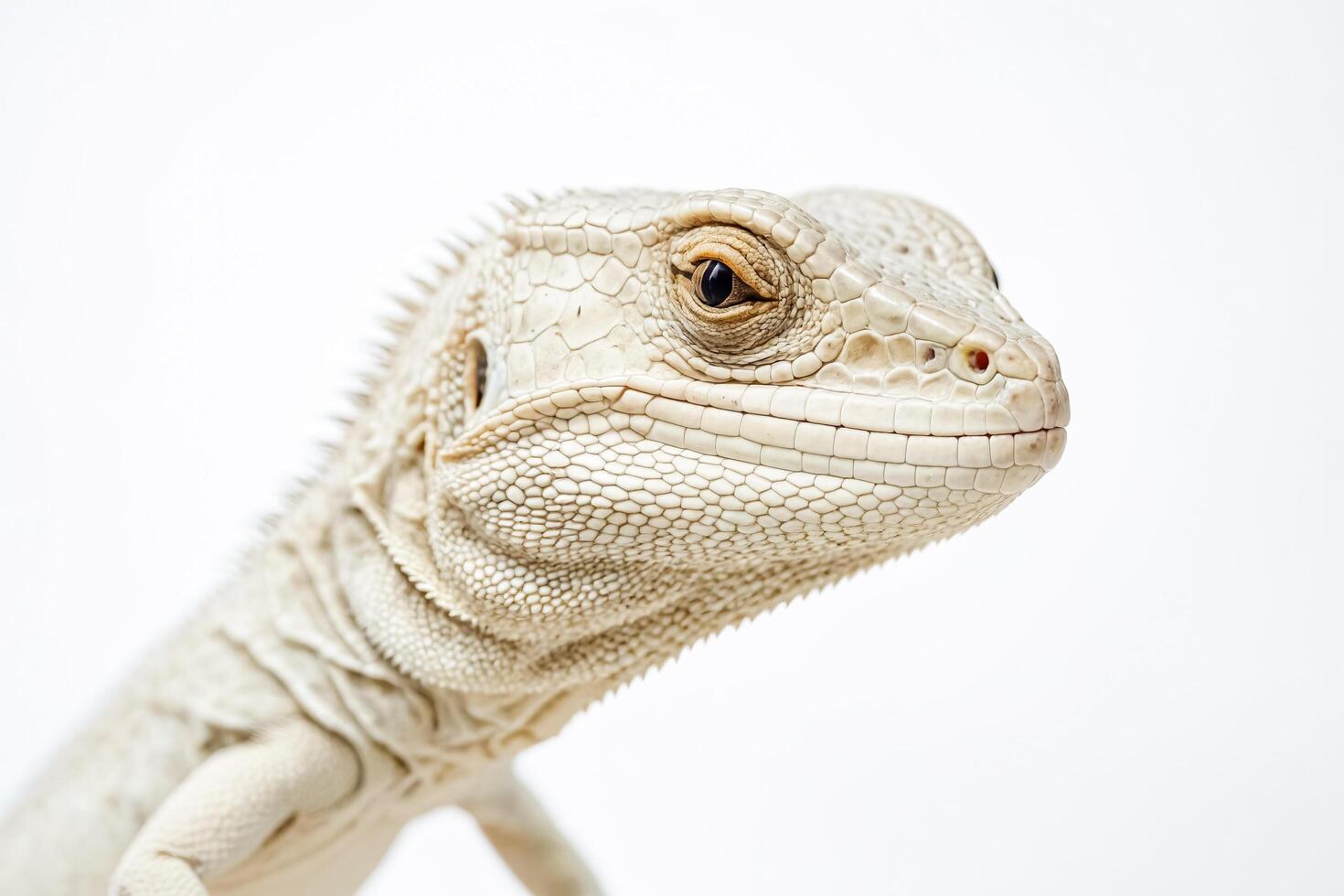 White Lizard Close-Up photo