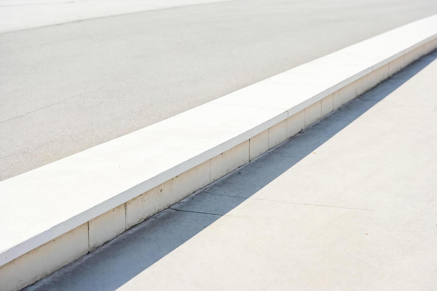 White Concrete Wall With Shadow photo