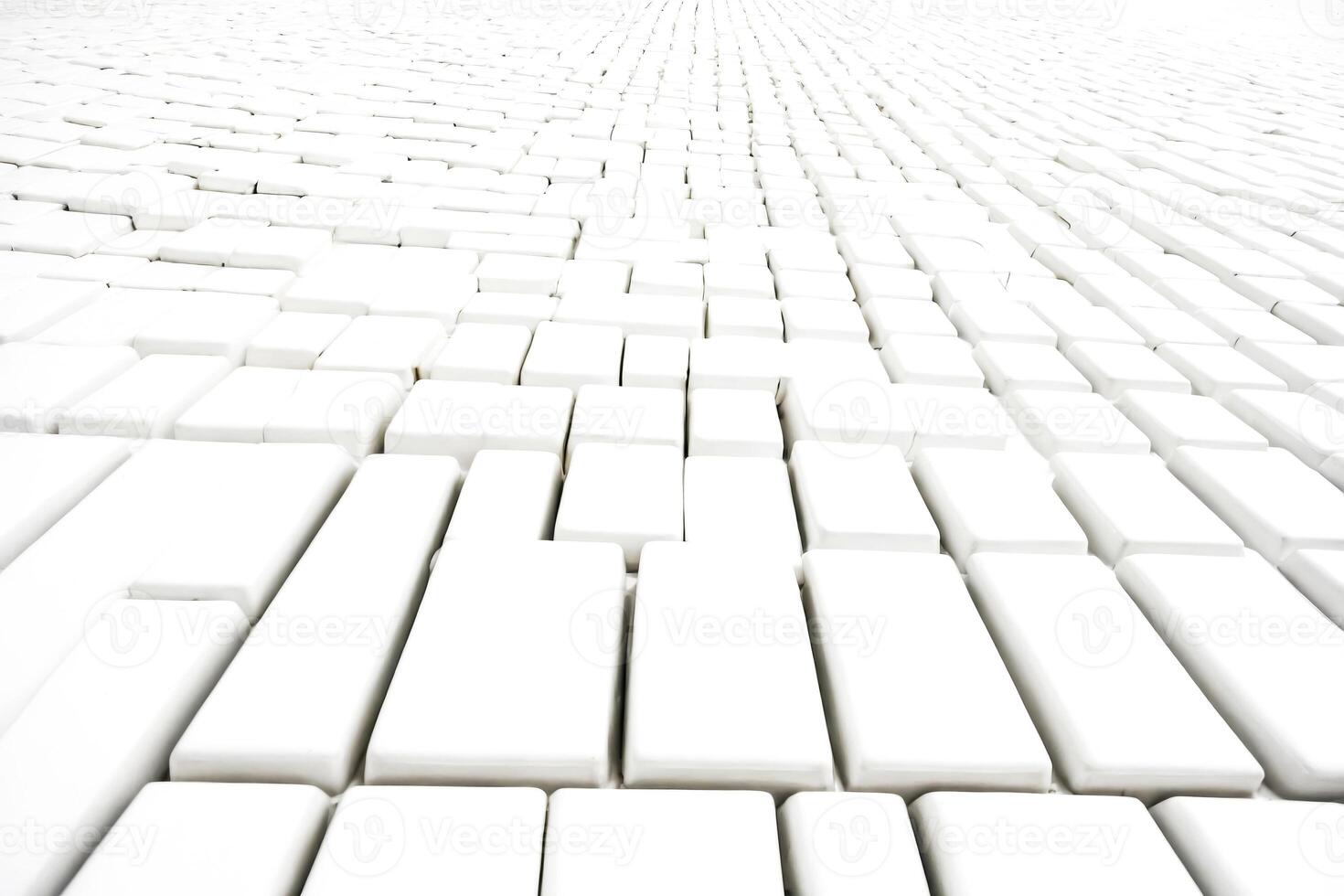 White Brick Wall Texture photo
