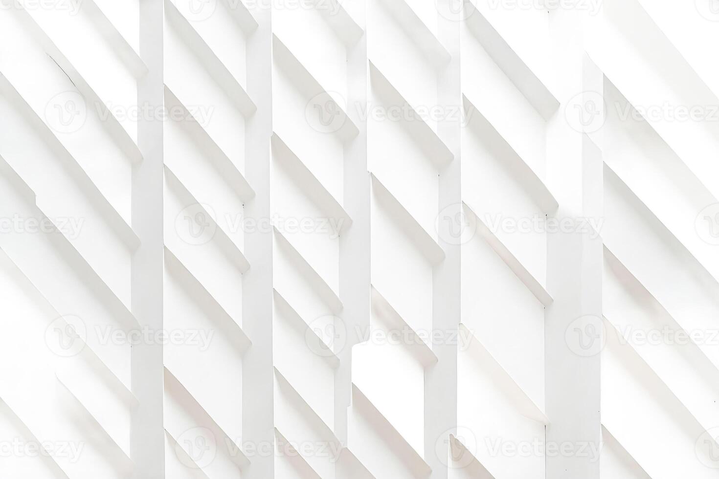 Abstract White Geometric Pattern photo