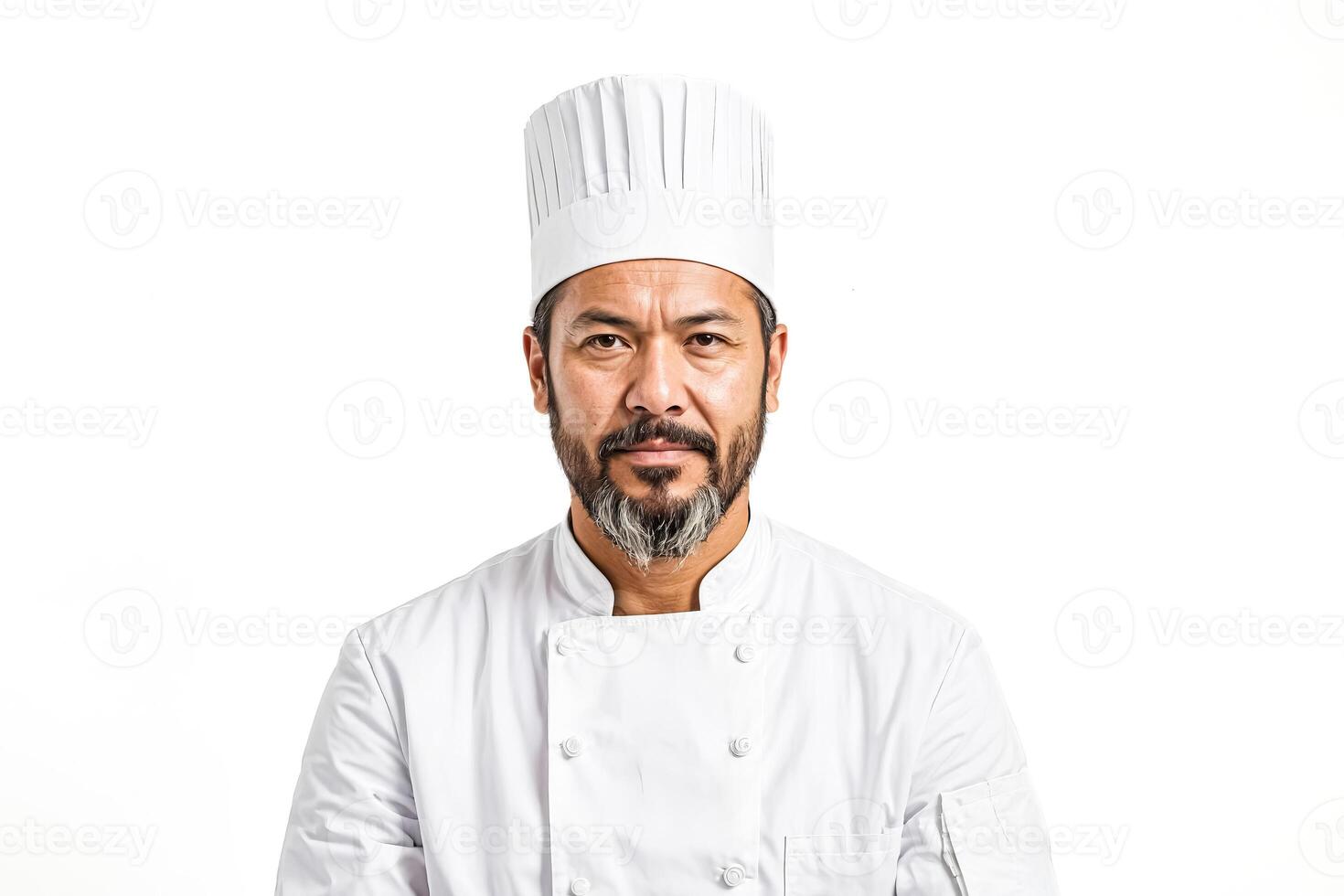 Portrait of a Serious Chef photo