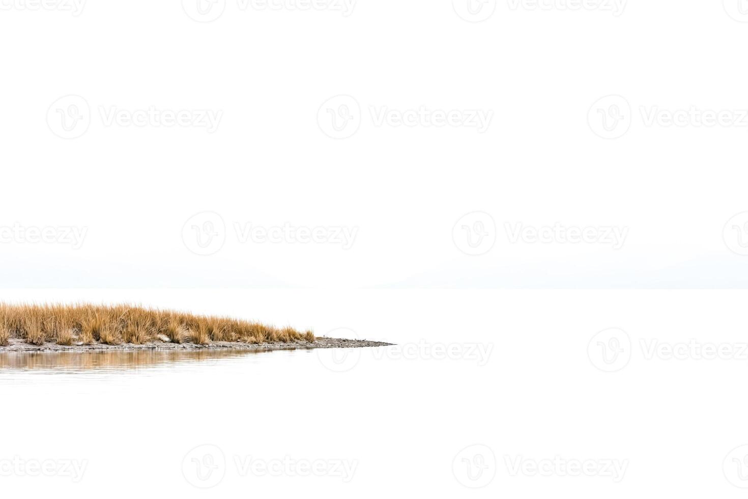 Minimalist Landscape with a Touch of Brown photo