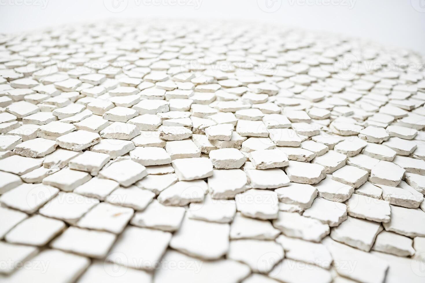 Abstract White Stone Pattern photo