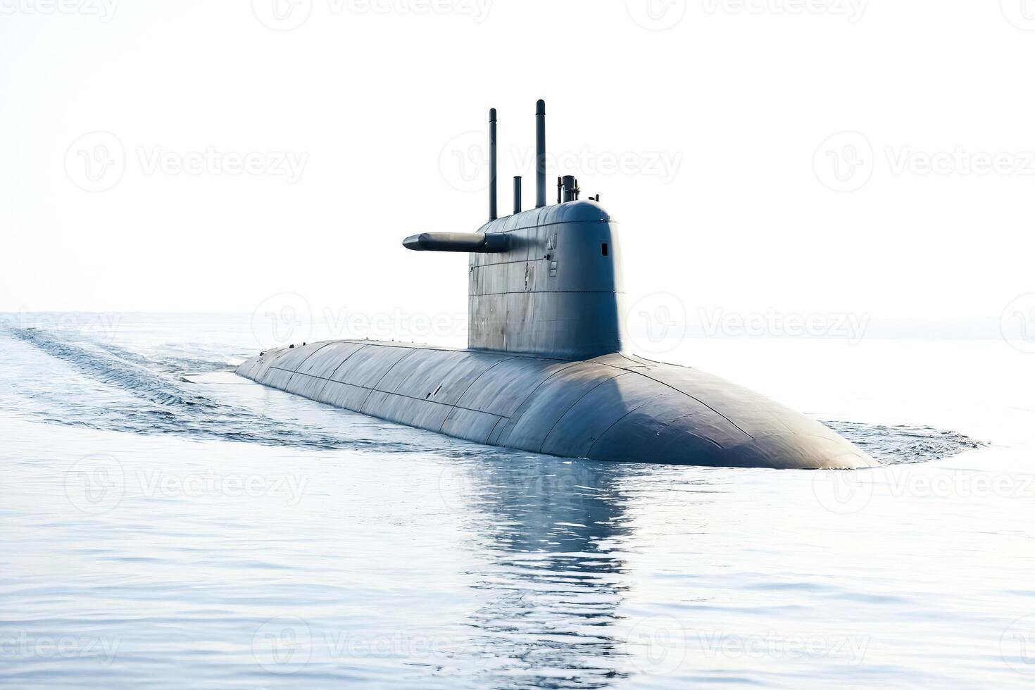 Submarine In The Open Ocean photo