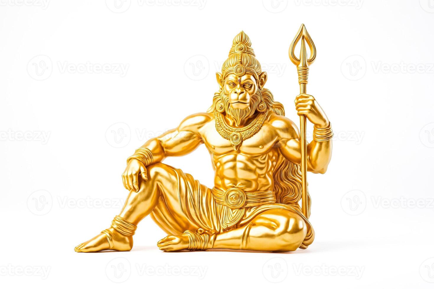 Golden Hanuman Statue photo