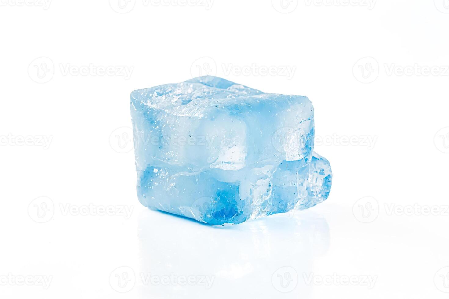 Ice Cube On White Background photo