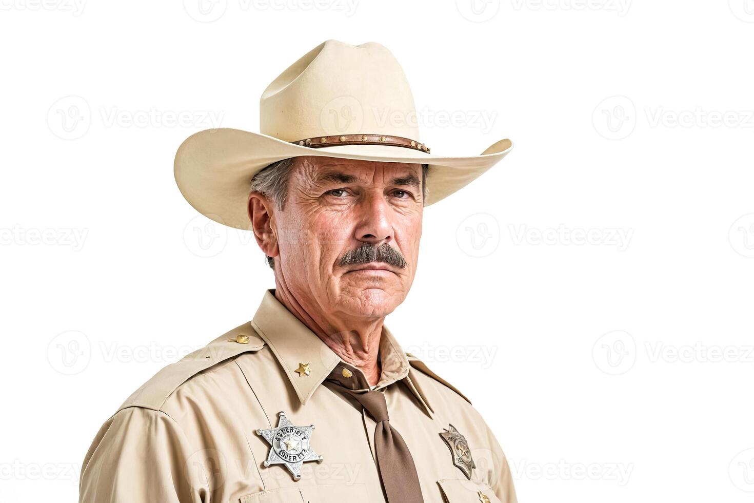 Portrait of a Serious Sheriff photo
