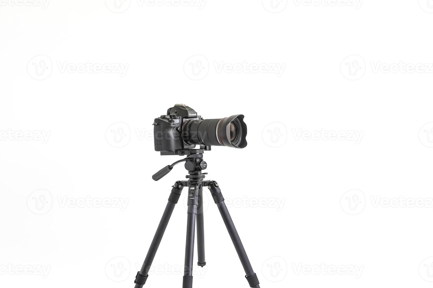 Professional DSLR Camera on Tripod photo