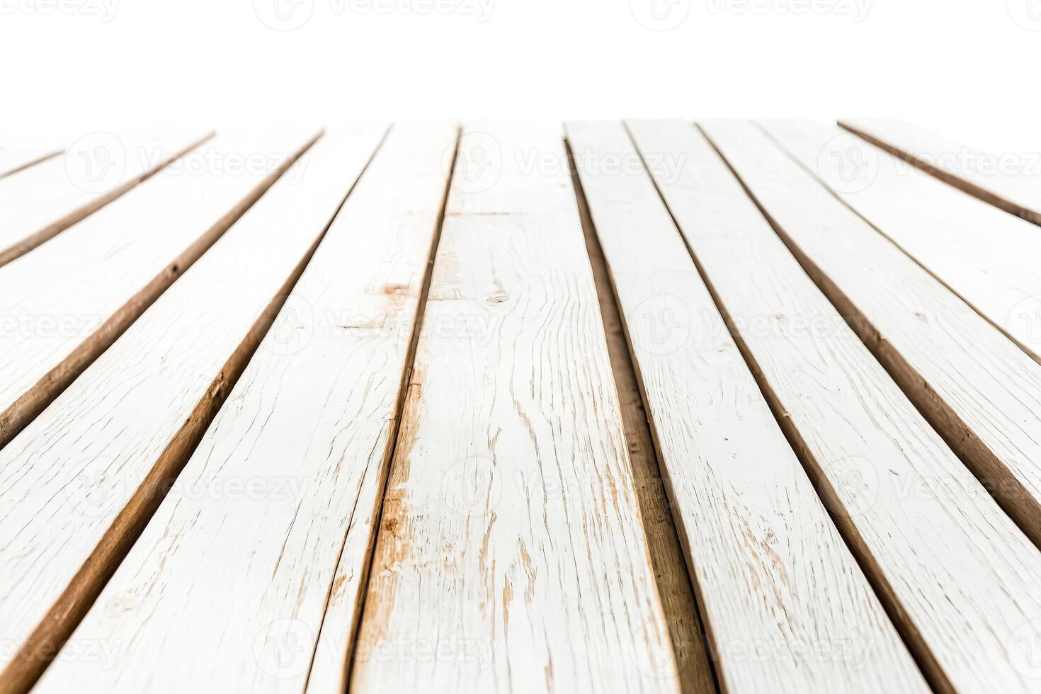 Whitewashed Wood Planks photo
