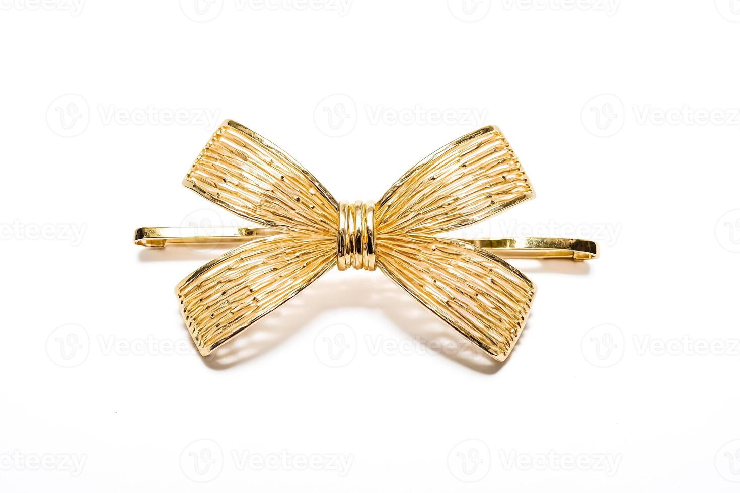 Golden Bow Hair Clip photo