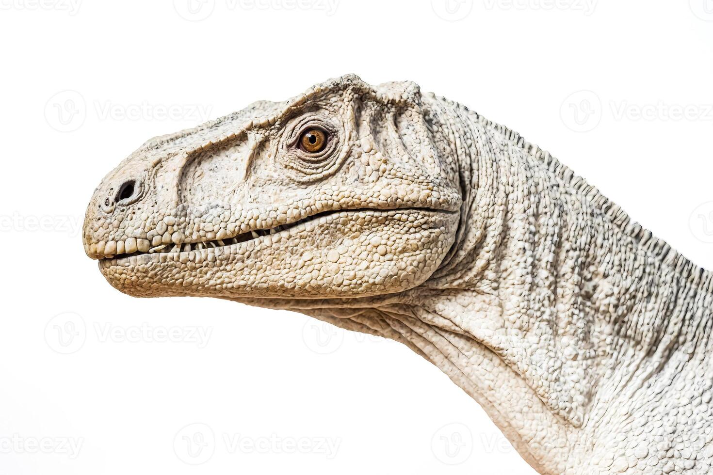 Close Up of a Dinosaur's Head photo