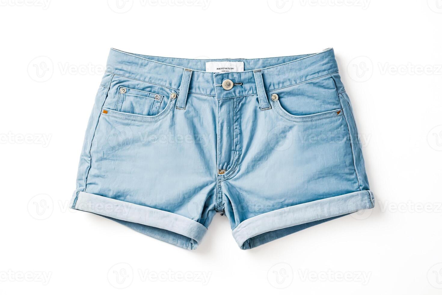 Blue Denim Shorts photo
