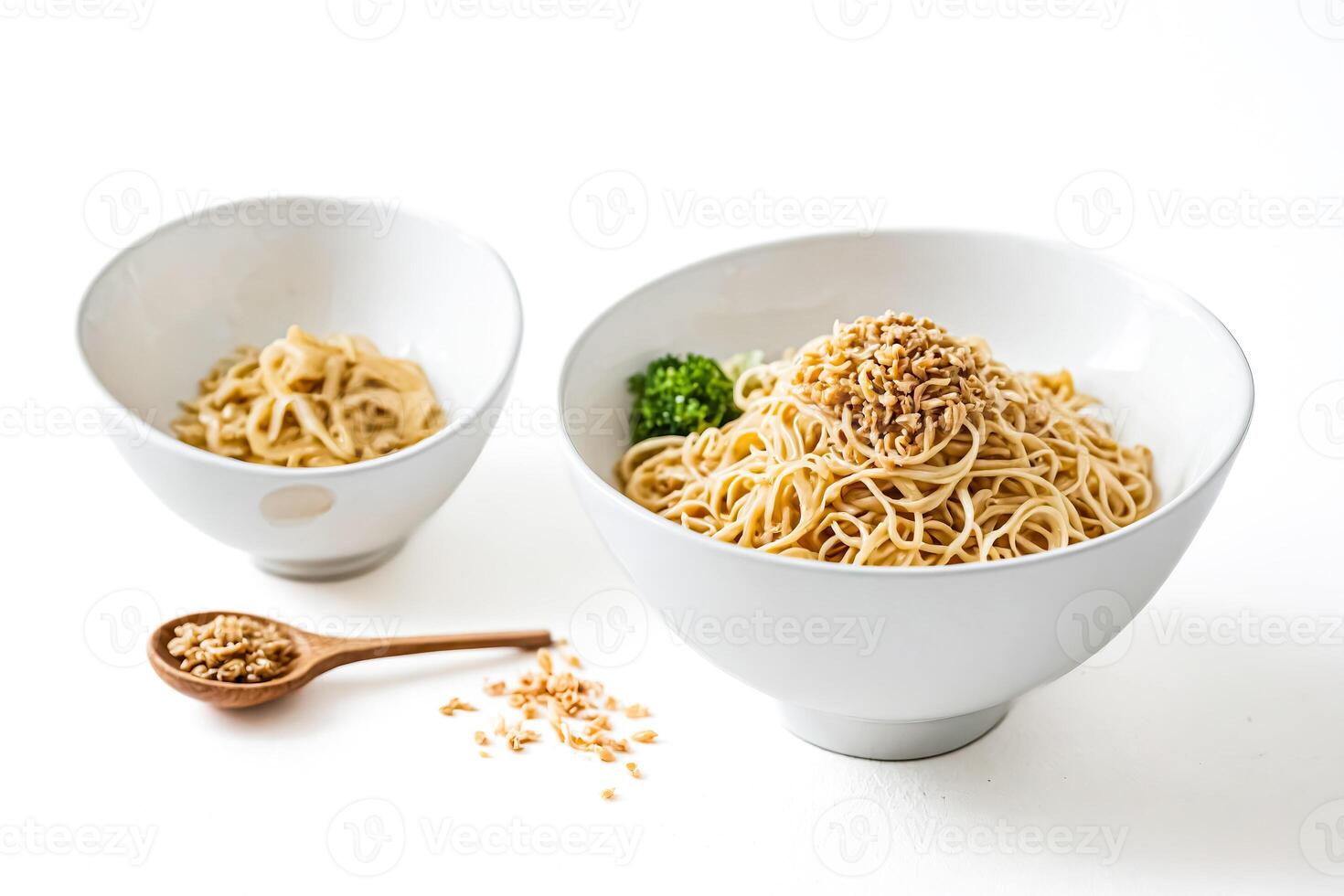 Bowl of Noodles with Toppings photo