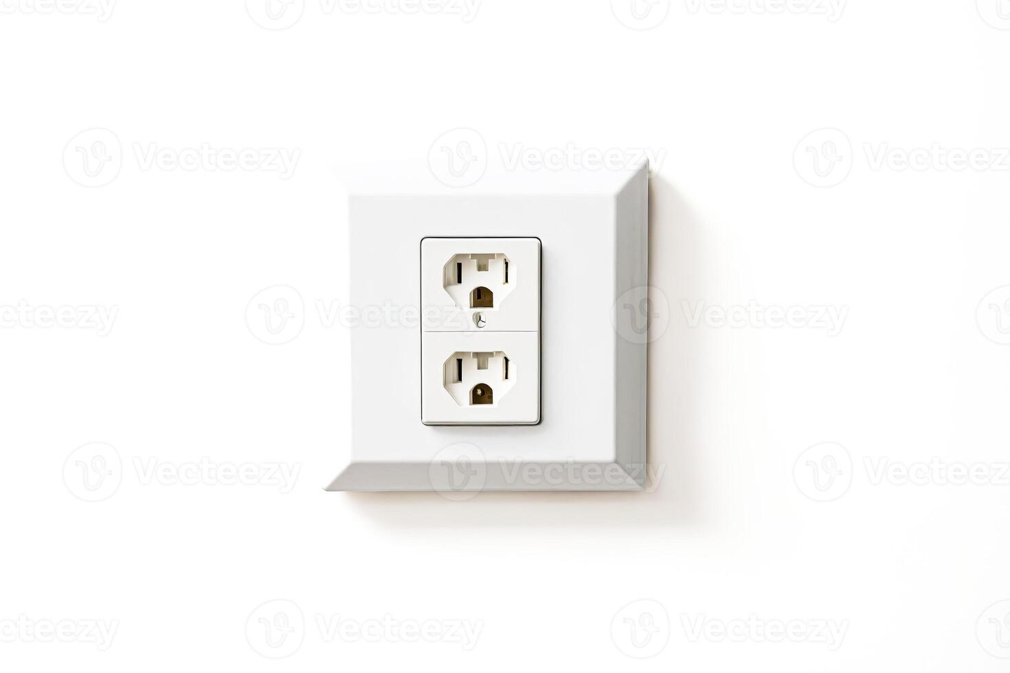 White Double Outlet photo