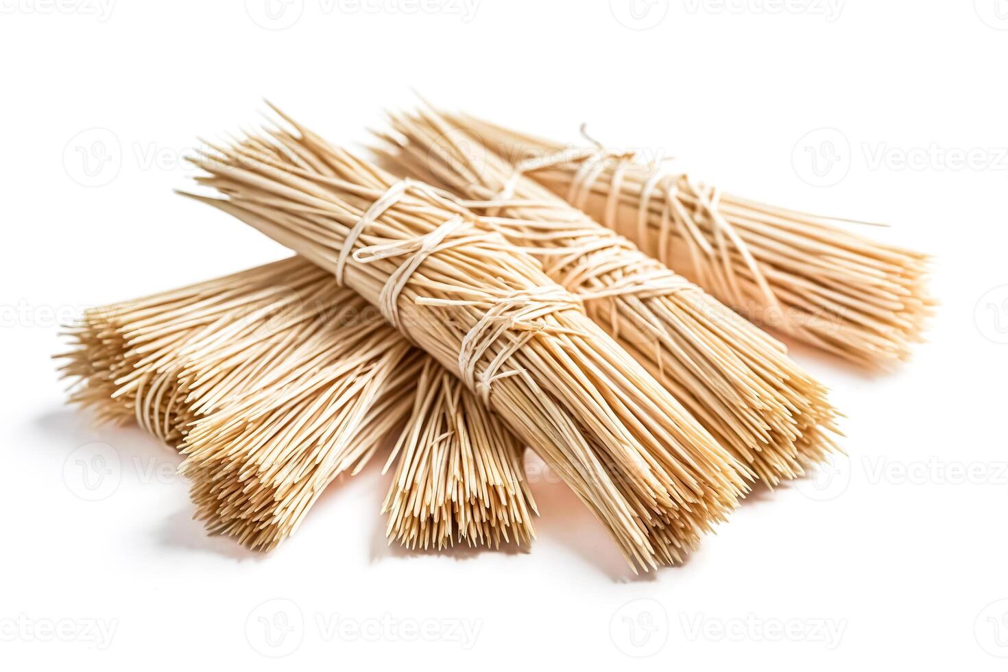 Bundles of Wooden Skewers photo