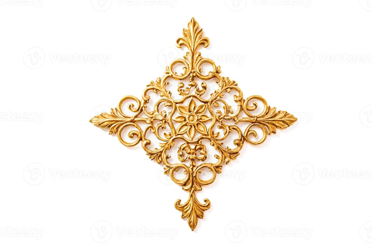 Golden Ornate Decoration photo