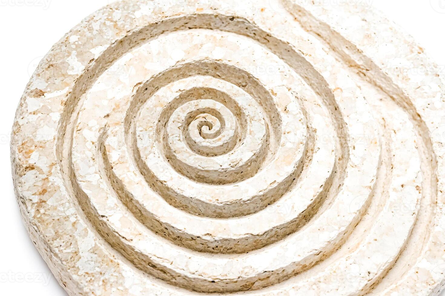 Abstract Spiral Stone Texture photo