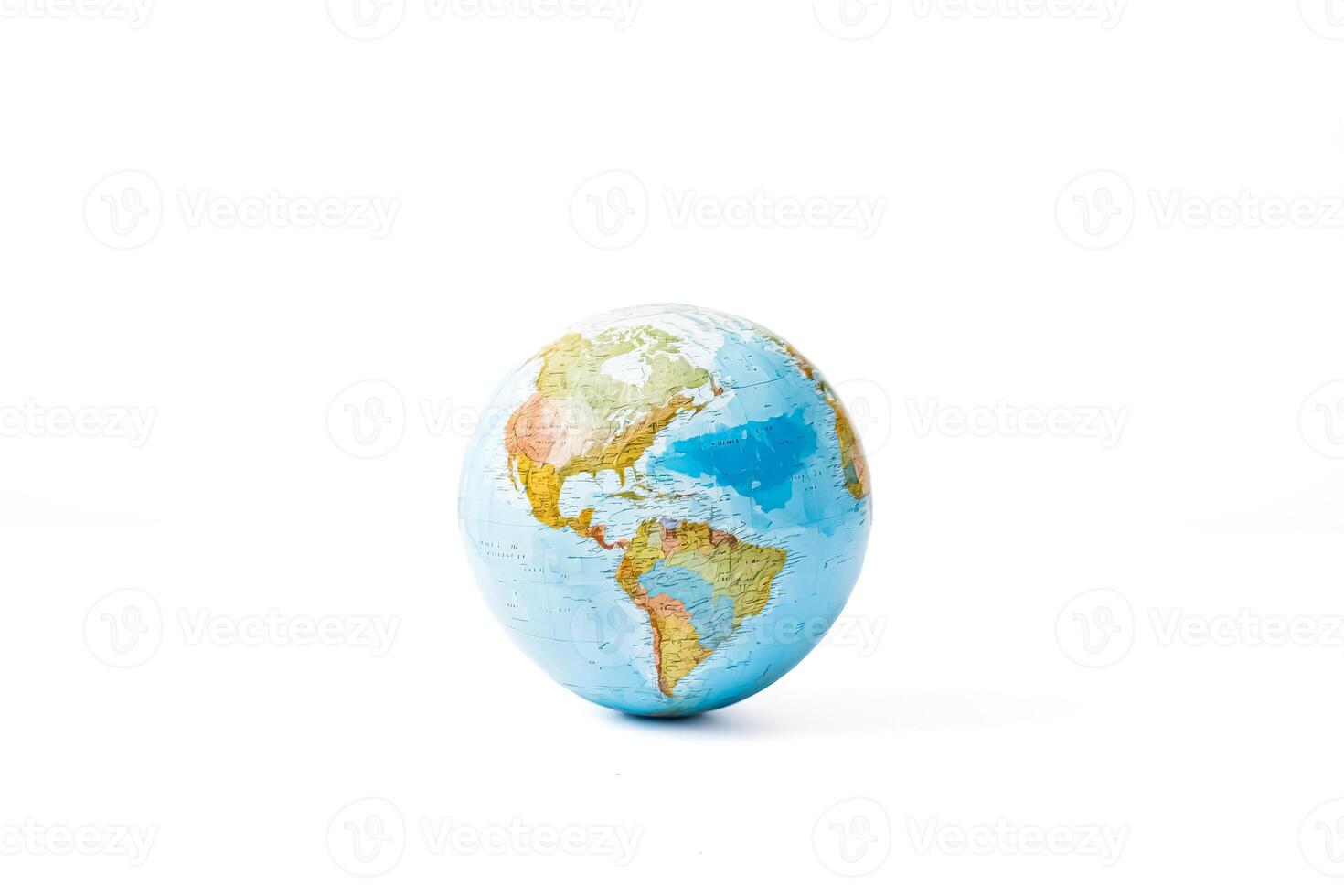Globe on White Background photo