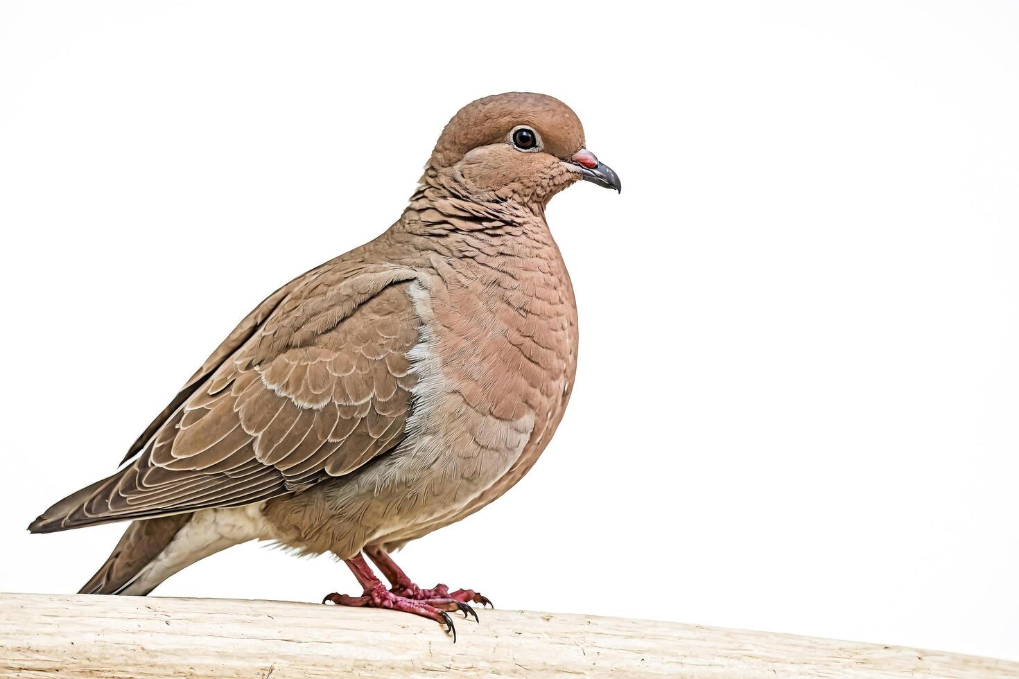Dove Perched on a Branch photo