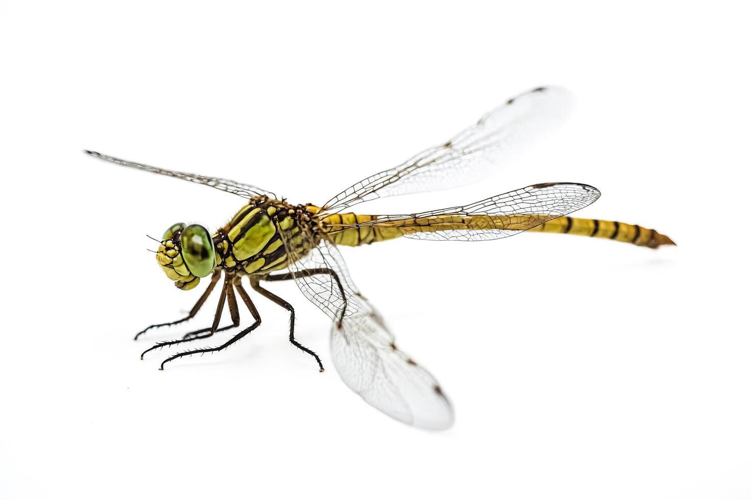 Dragonfly with green eyes photo
