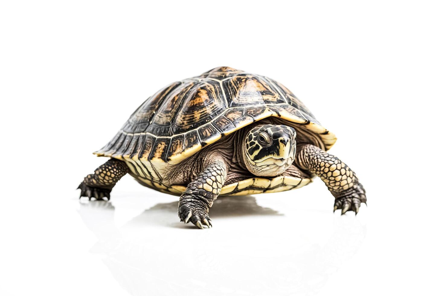 Turtle with a serious look photo
