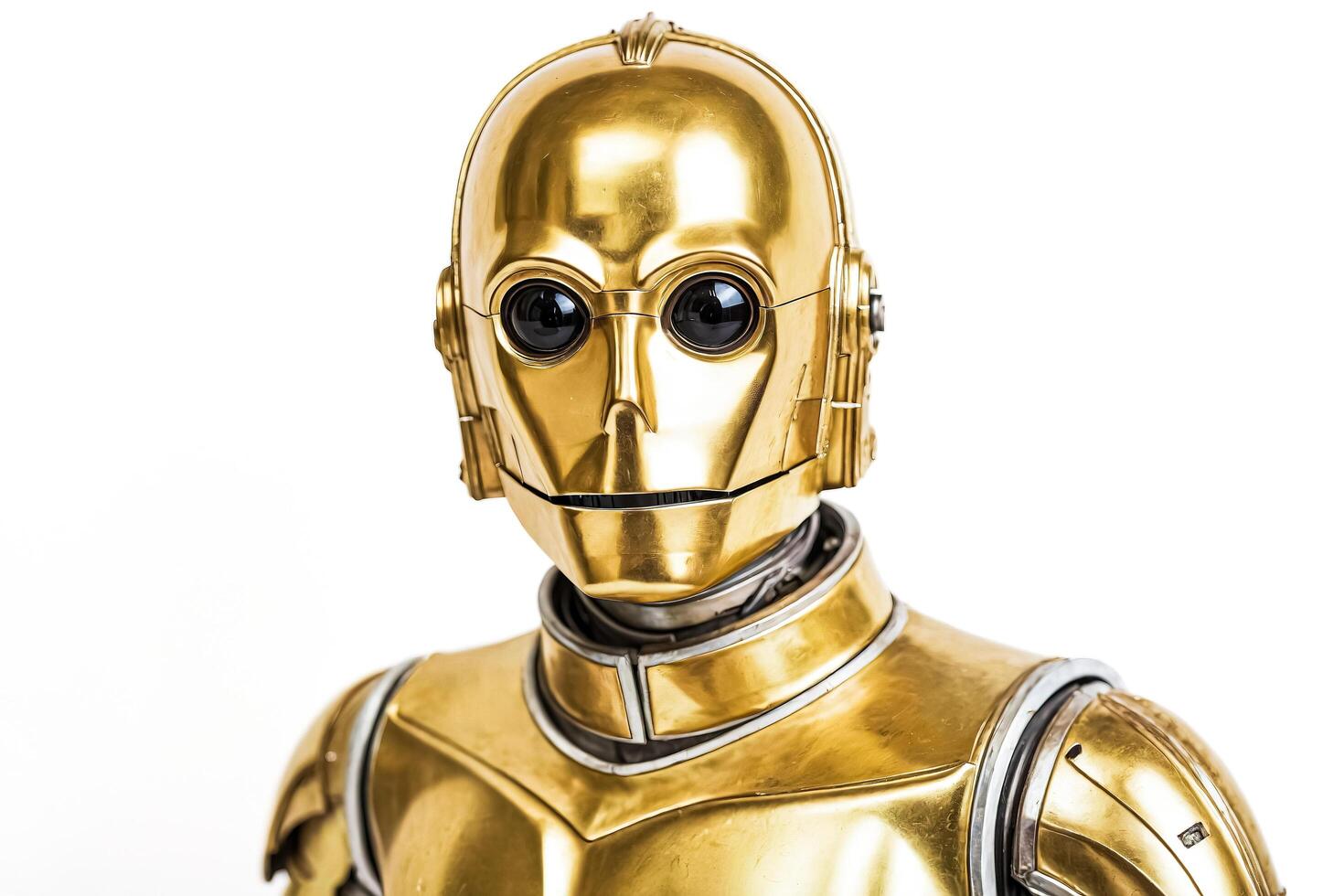 Golden Robot Head photo
