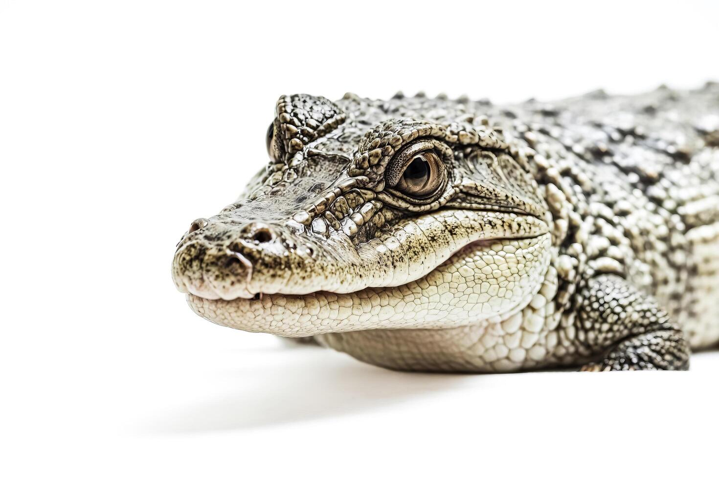 Close-up of a Baby Alligator's Face photo