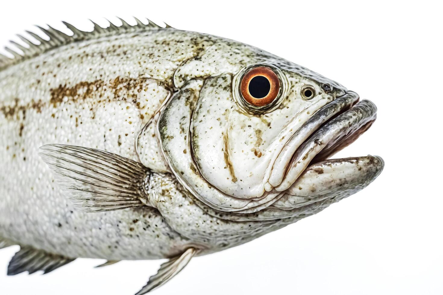 Close-up of a Grouper Fish photo