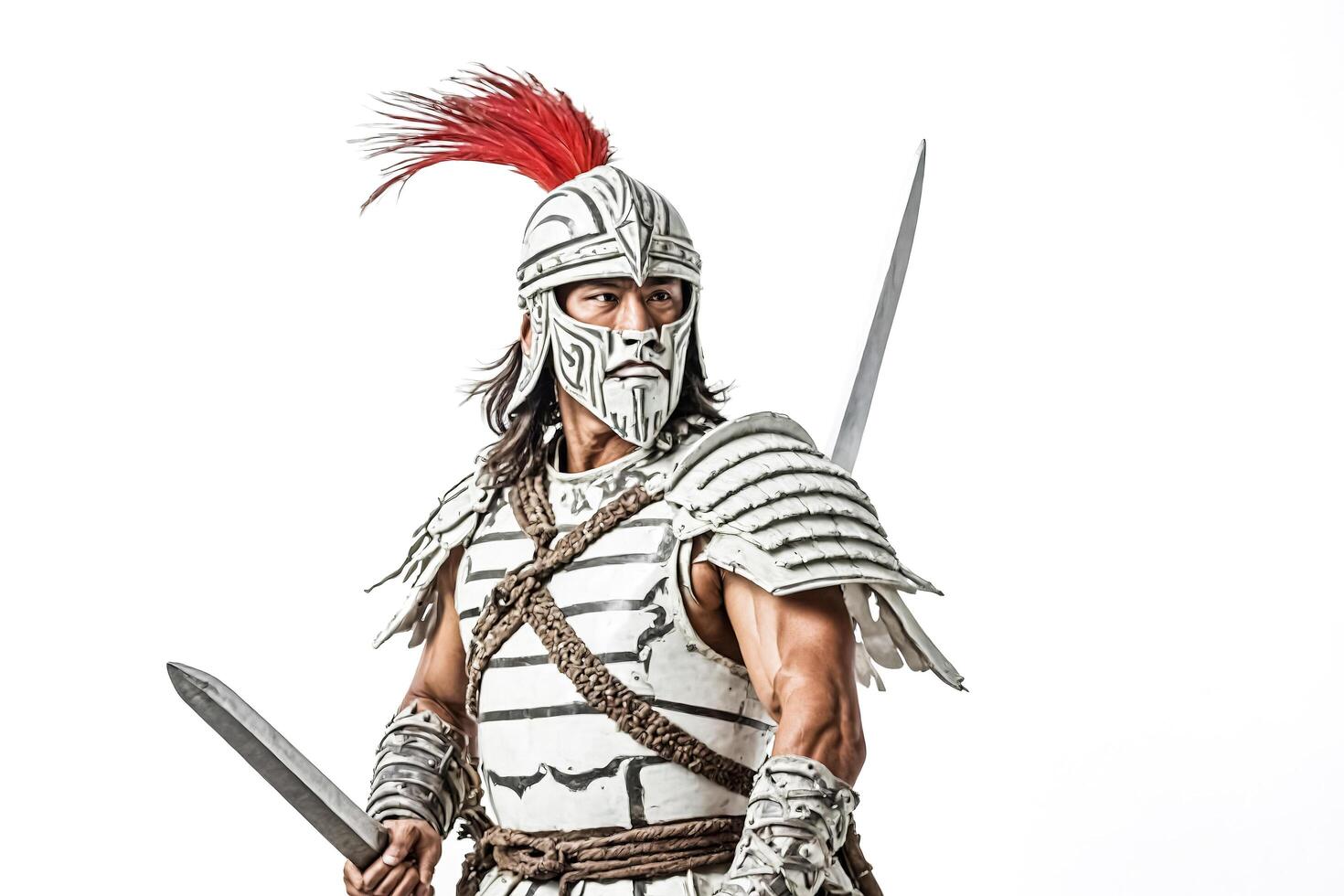 Warrior with Swords photo