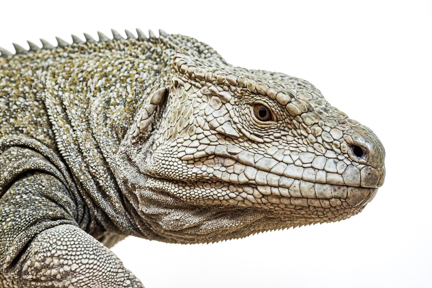 Close Up of a Lizard's Face photo