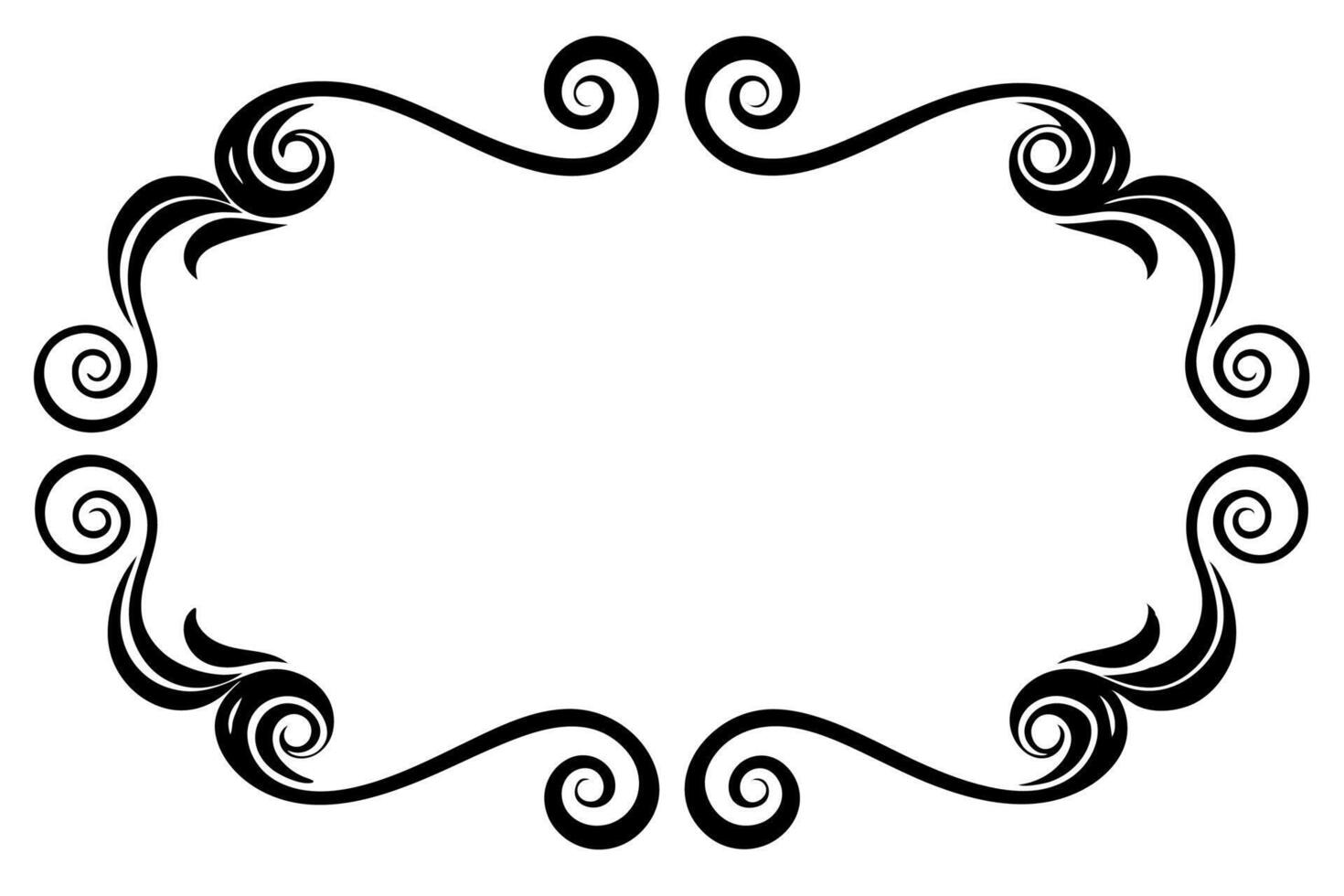 Elegant Frame Design with White Background, Illustration, Cartoons, Clipart, Line Art, Elegant frame design with white background, perfect for illustrations, cartoons, clipart, and line art vector