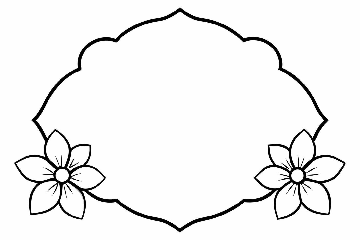 Elegant Frame Design with White Background, Illustration, Cartoons, Clipart, Line Art, Elegant frame design with white background, perfect for illustrations, cartoons, clipart, and line art vector