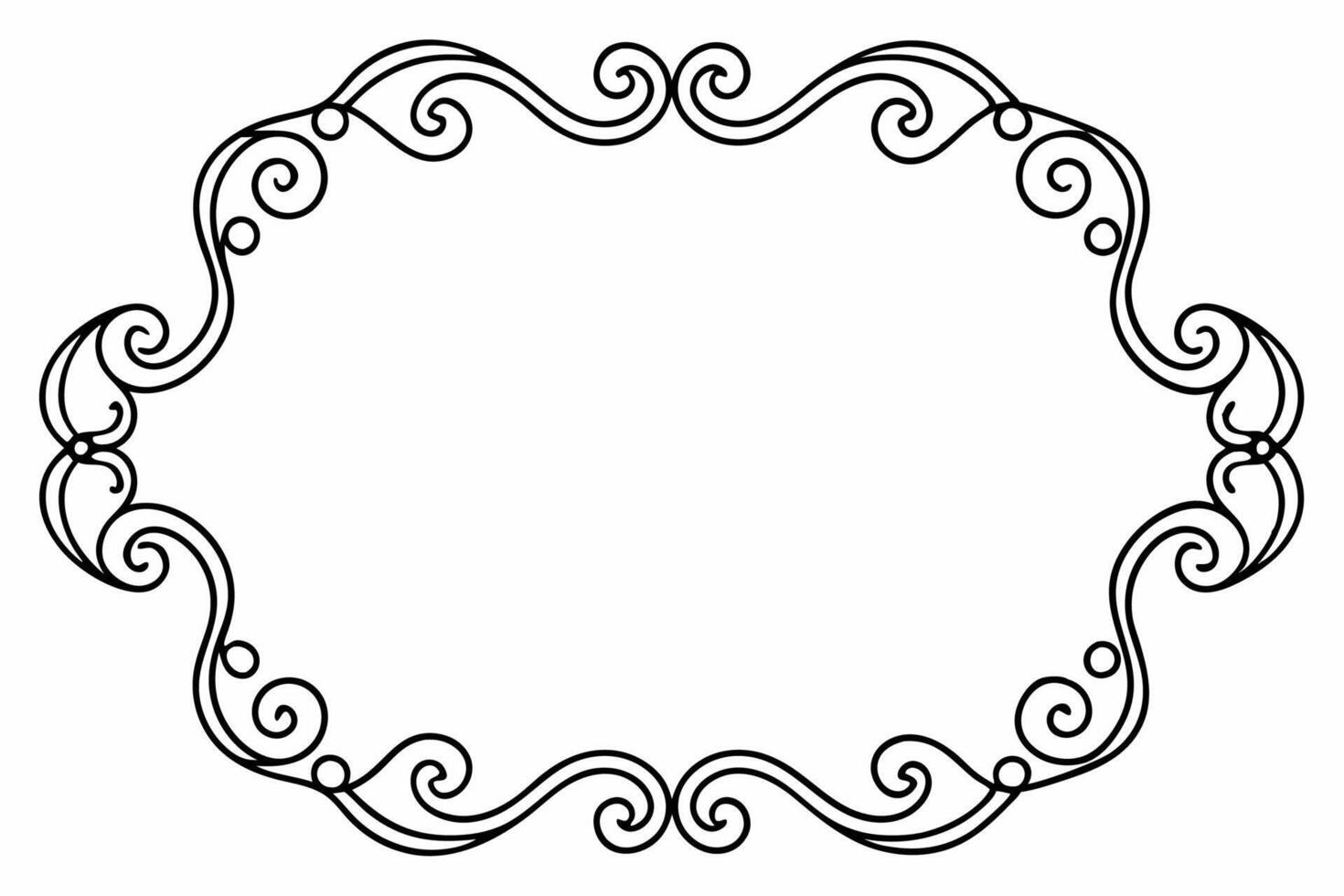 Elegant Frame Design with White Background, Illustration, Cartoons, Clipart, Line Art, Elegant frame design with white background, perfect for illustrations, cartoons, clipart, and line art vector