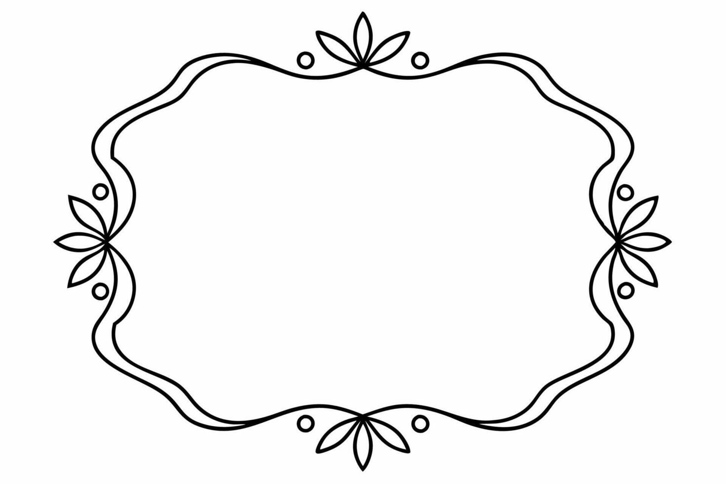 Elegant Frame Design with White Background, Illustration, Cartoons, Clipart, Line Art, Elegant frame design with white background, perfect for illustrations, cartoons, clipart, and line art vector