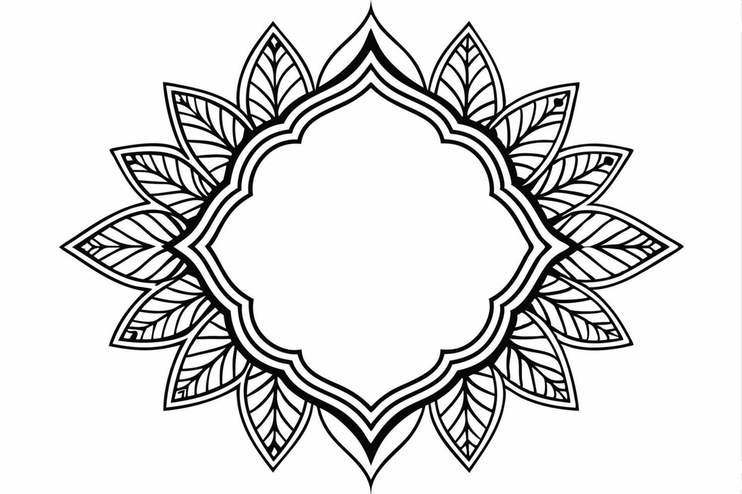 Elegant Frame Design with White Background, Illustration, Cartoons, Clipart, Line Art, Elegant frame design with white background, perfect for illustrations, cartoons, clipart, and line art vector
