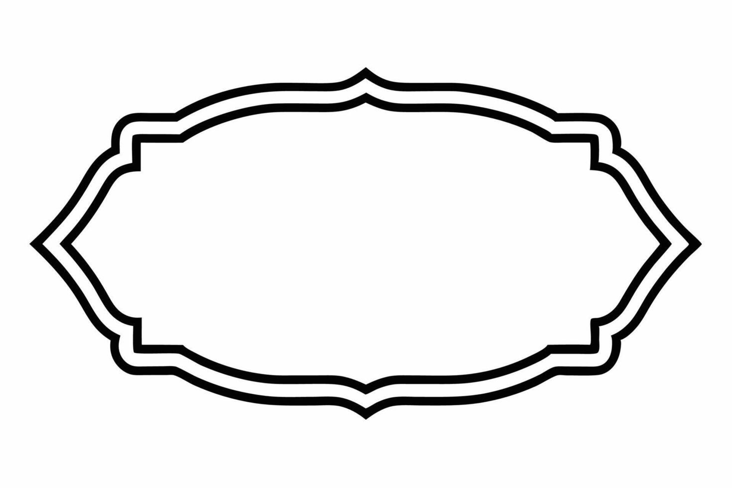 Elegant Frame Design with White Background, Illustration, Cartoons, Clipart, Line Art, Elegant frame design with white background, perfect for illustrations, cartoons, clipart, and line art vector
