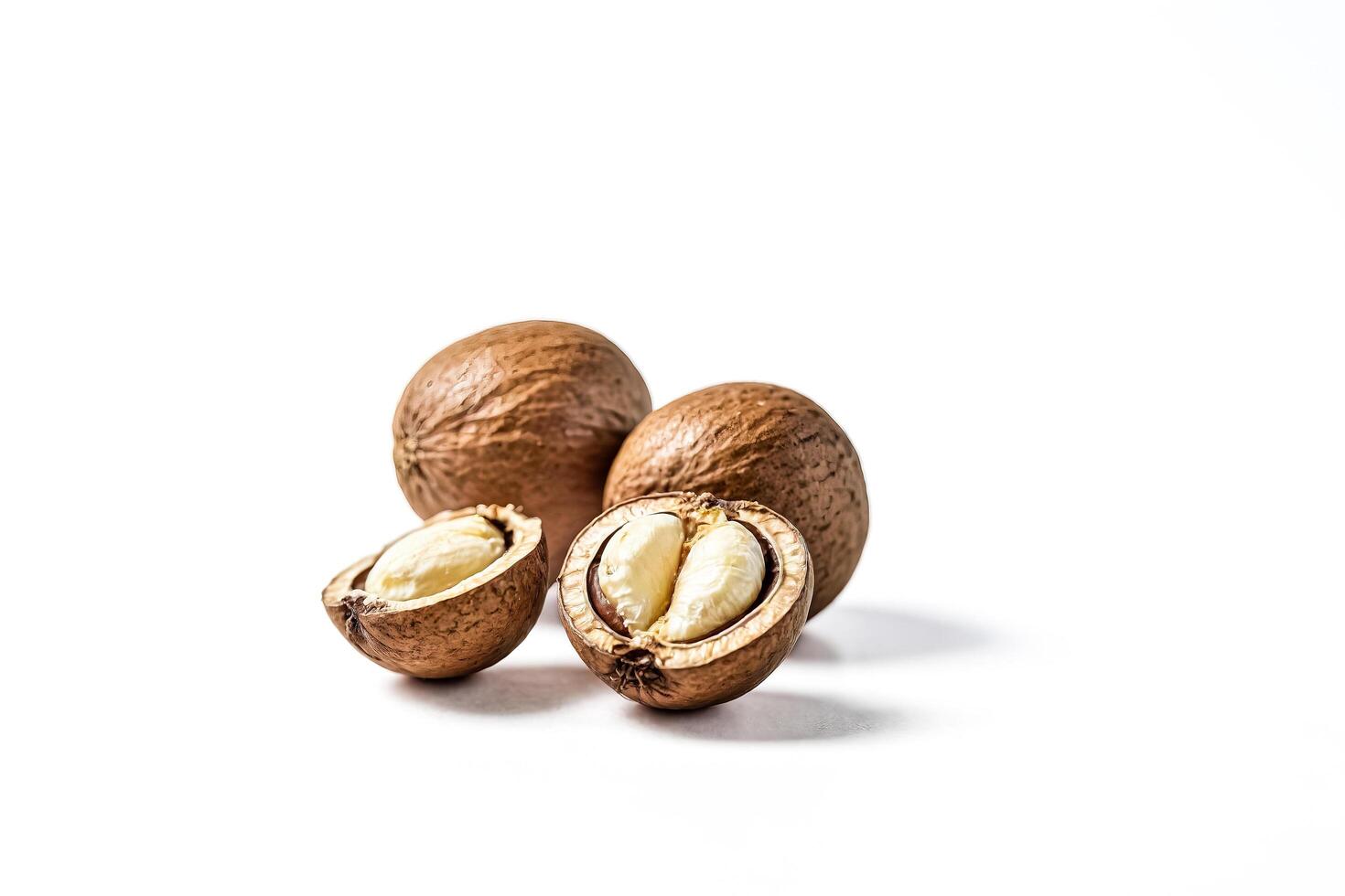 Closeup of Macadamia Nuts photo