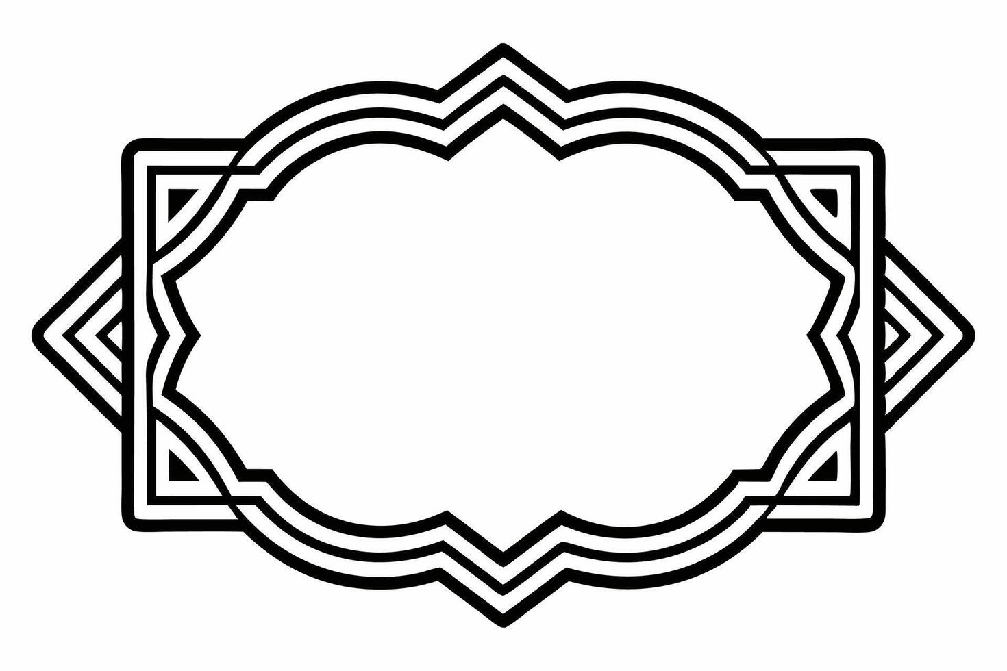 Elegant Frame Design with White Background, Illustration, Cartoons, Clipart, Line Art, Elegant frame design with white background, perfect for illustrations, cartoons, clipart, and line art vector