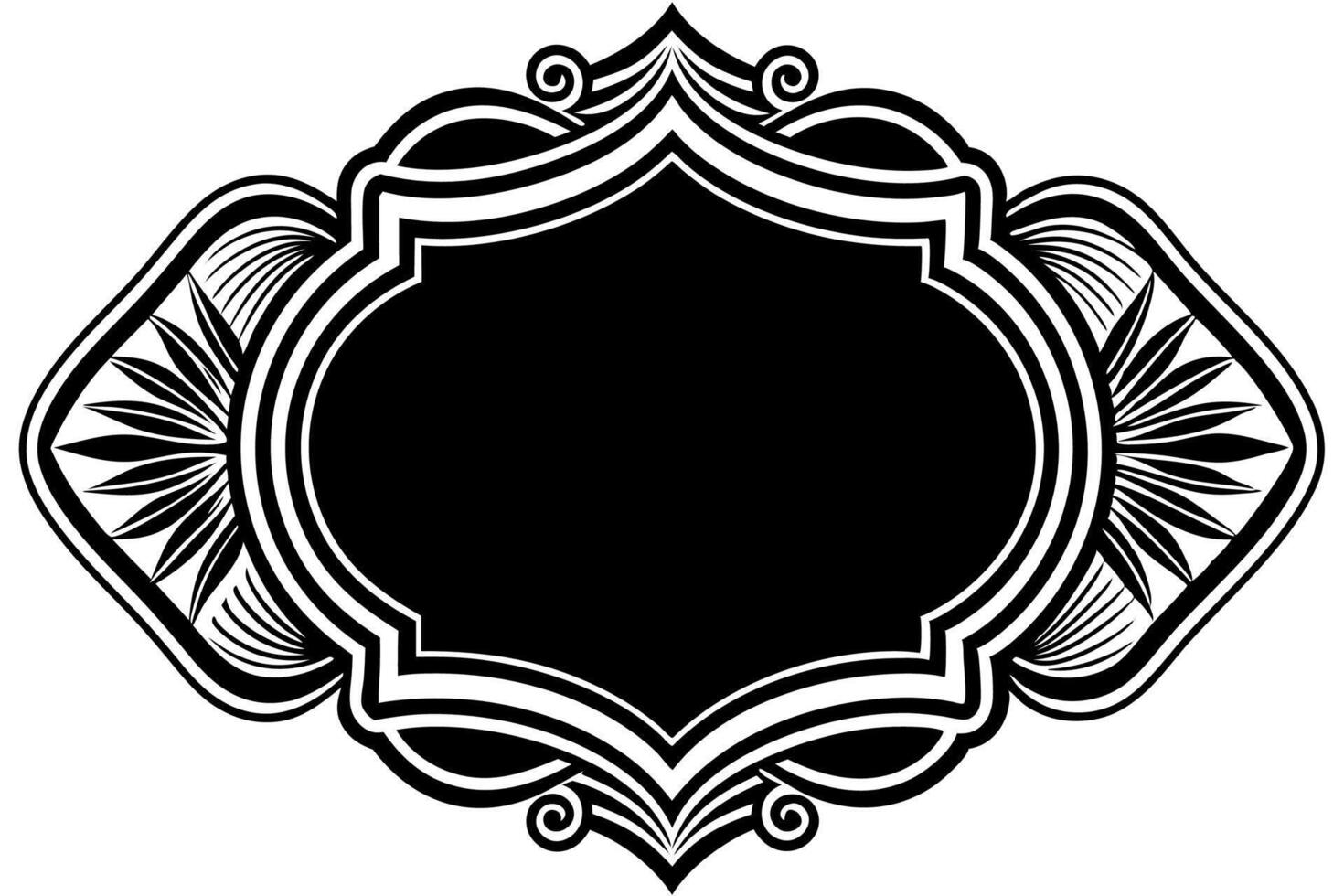 Elegant Frame Design with White Background, Illustration, Cartoons, Clipart, Line Art, Elegant frame design with white background, perfect for illustrations, cartoons, clipart, and line art vector
