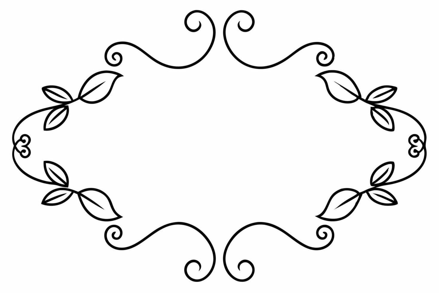 Elegant Frame Design with White Background, Illustration, Cartoons, Clipart, Line Art, Elegant frame design with white background, perfect for illustrations, cartoons, clipart, and line art vector