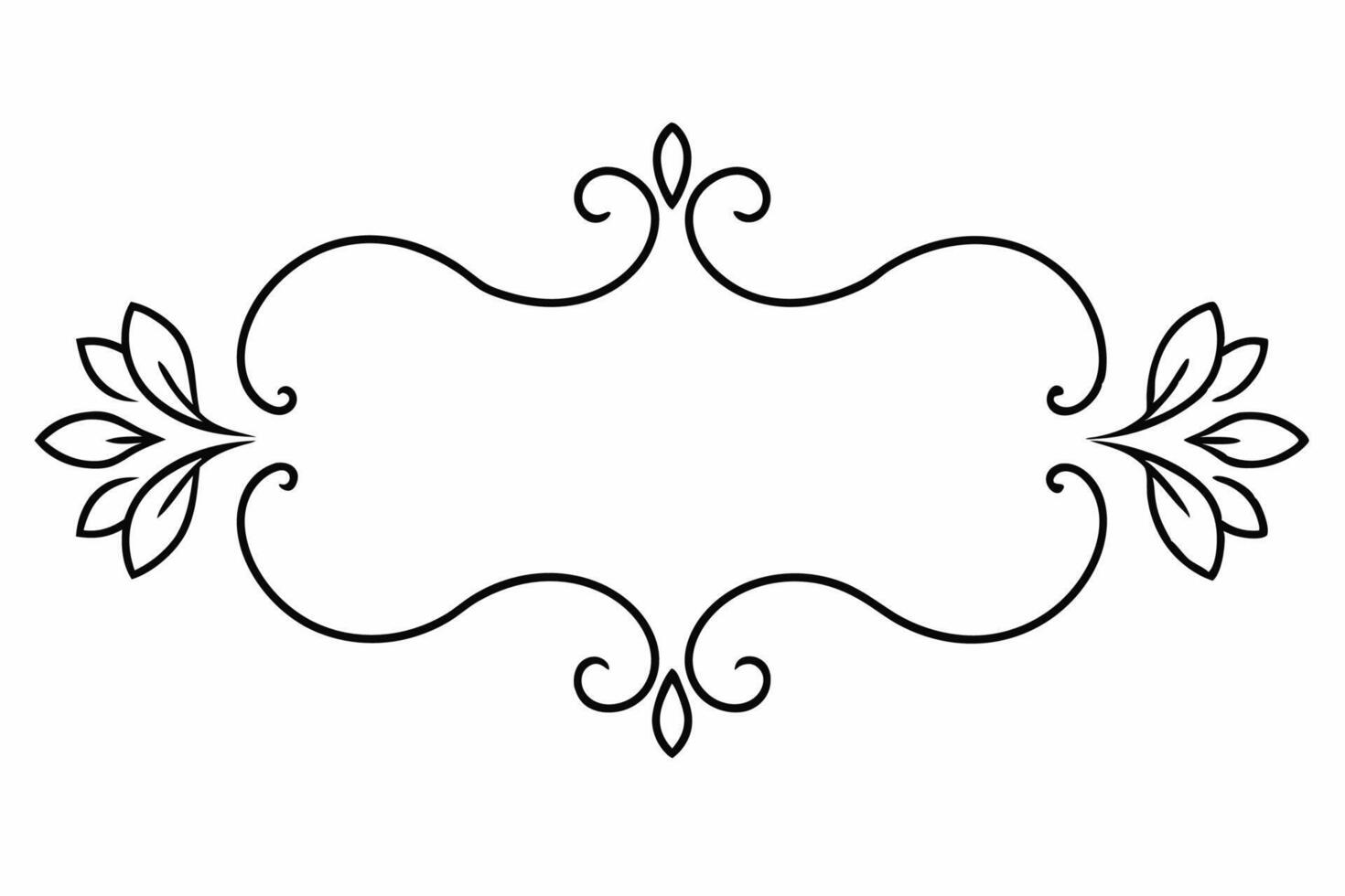 Elegant Frame Design with White Background, Illustration, Cartoons, Clipart, Line Art, Elegant frame design with white background, perfect for illustrations, cartoons, clipart, and line art vector