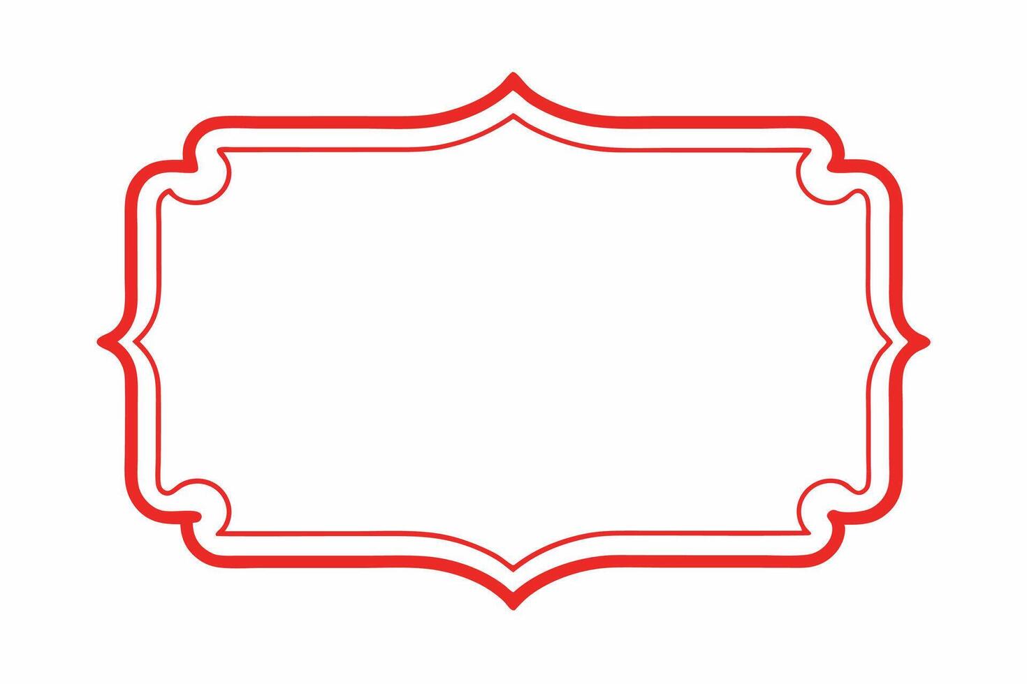 Elegant Frame Design with White Background, Illustration, Cartoons, Clipart, Line Art, Elegant frame design with white background, perfect for illustrations, cartoons, clipart, and line art vector