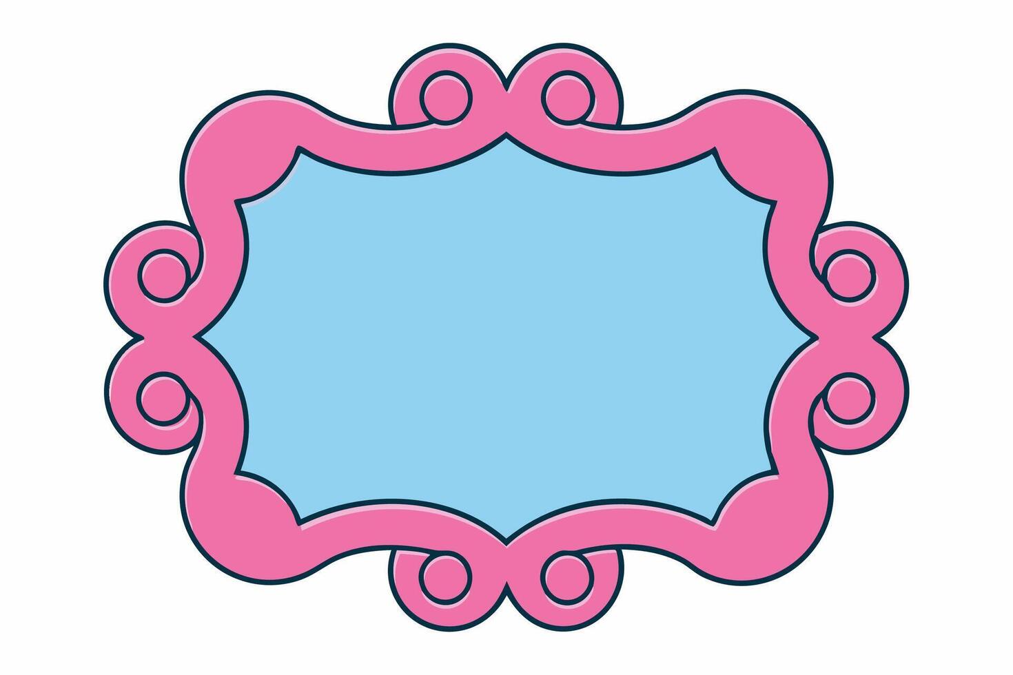 Elegant Frame Design with White Background, Illustration, Cartoons, Clipart, Line Art, Elegant frame design with white background, perfect for illustrations, cartoons, clipart, and line art vector