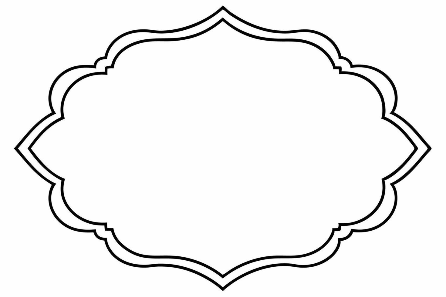 Elegant Frame Design with White Background, Illustration, Cartoons, Clipart, Line Art, Elegant frame design with white background, perfect for illustrations, cartoons, clipart, and line art vector