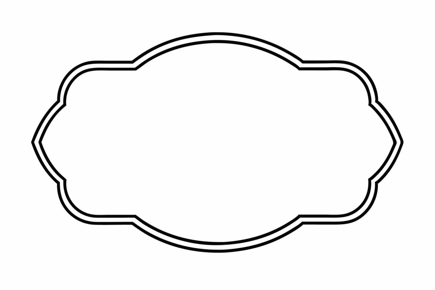Elegant Frame Design with White Background, Illustration, Cartoons, Clipart, Line Art, Elegant frame design with white background, perfect for illustrations, cartoons, clipart, and line art vector