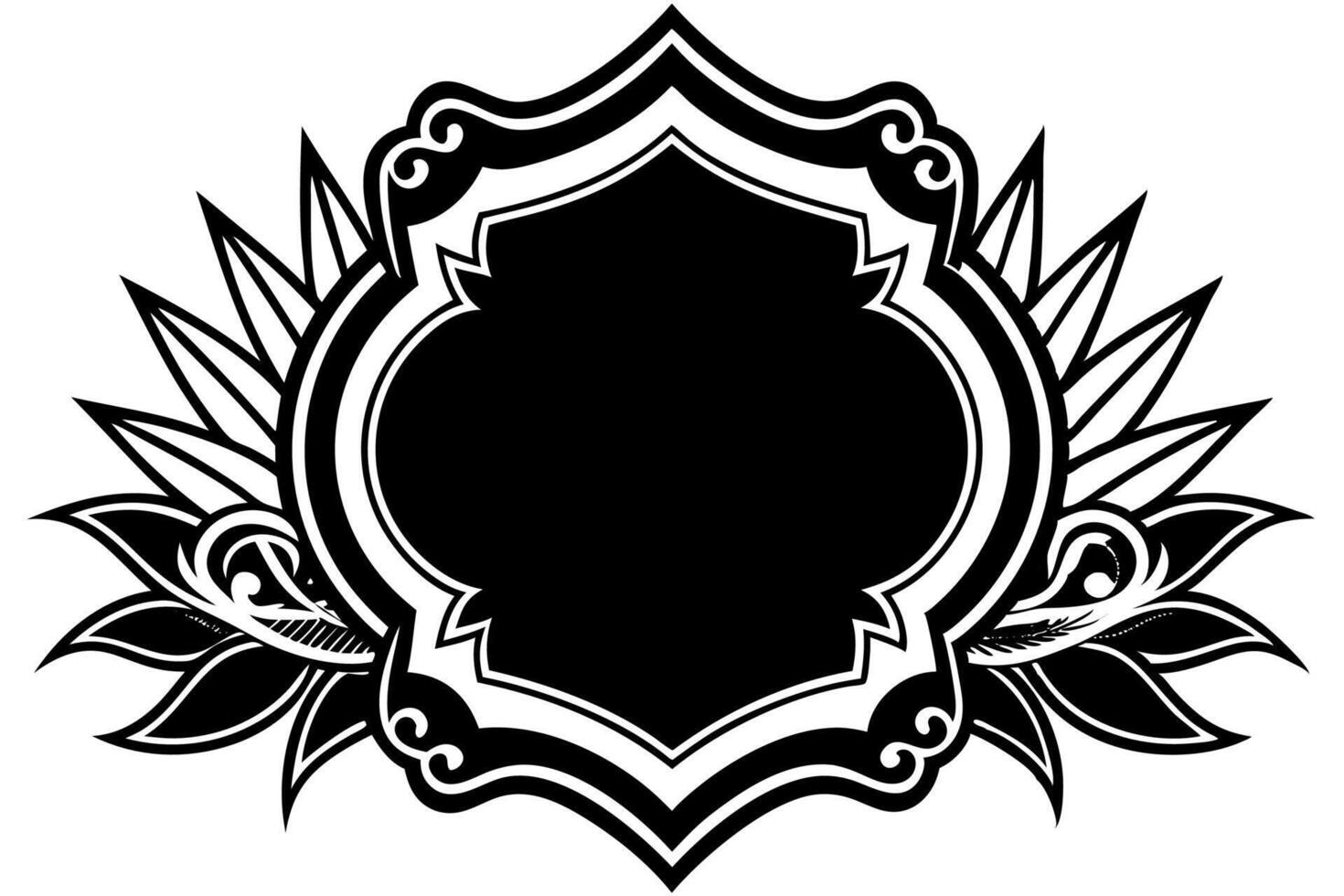 Elegant Frame Design with White Background, Illustration, Cartoons, Clipart, Line Art, Elegant frame design with white background, perfect for illustrations, cartoons, clipart, and line art vector