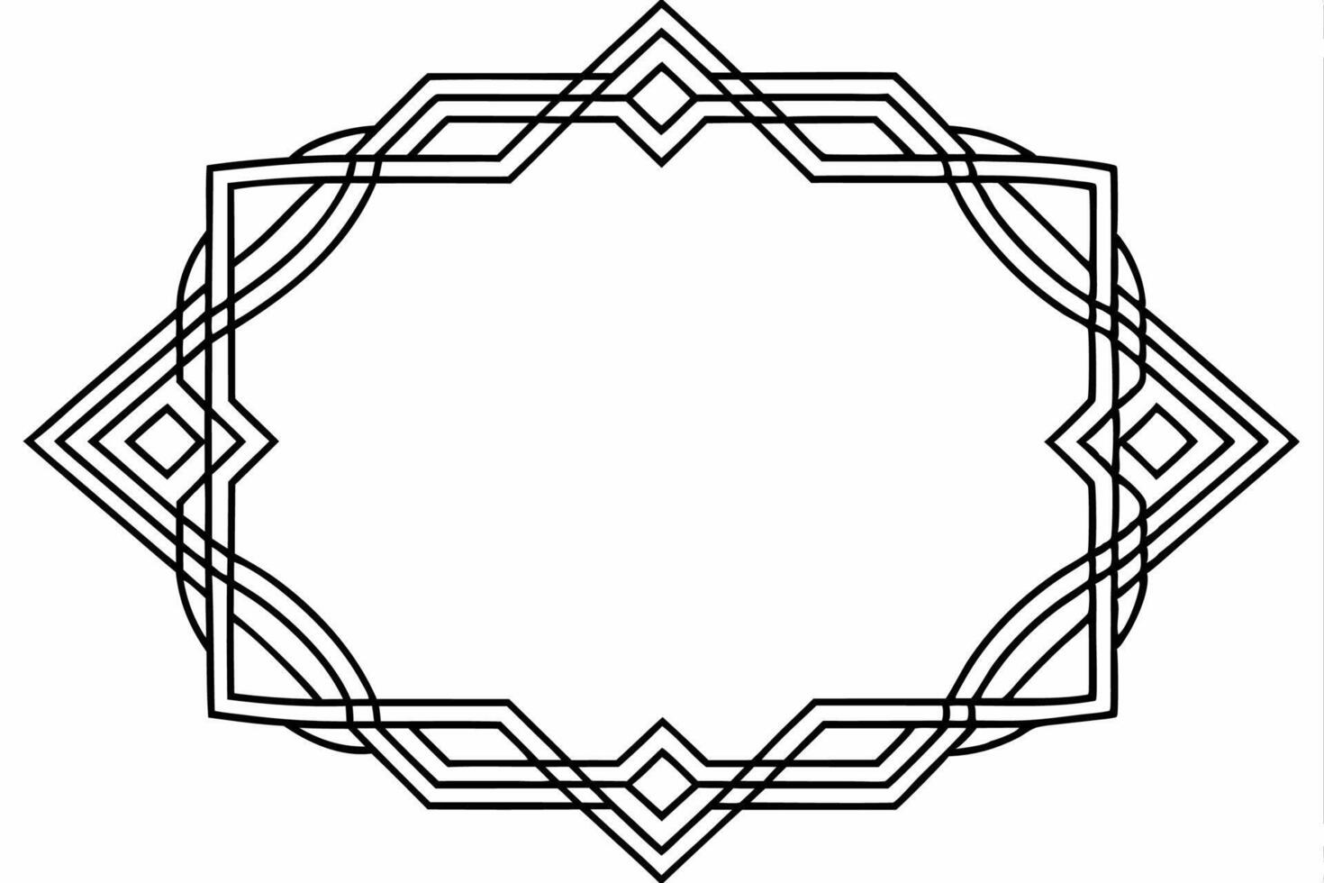 Elegant Frame Design with White Background, Illustration, Cartoons, Clipart, Line Art, Elegant frame design with white background, perfect for illustrations, cartoons, clipart, and line art vector