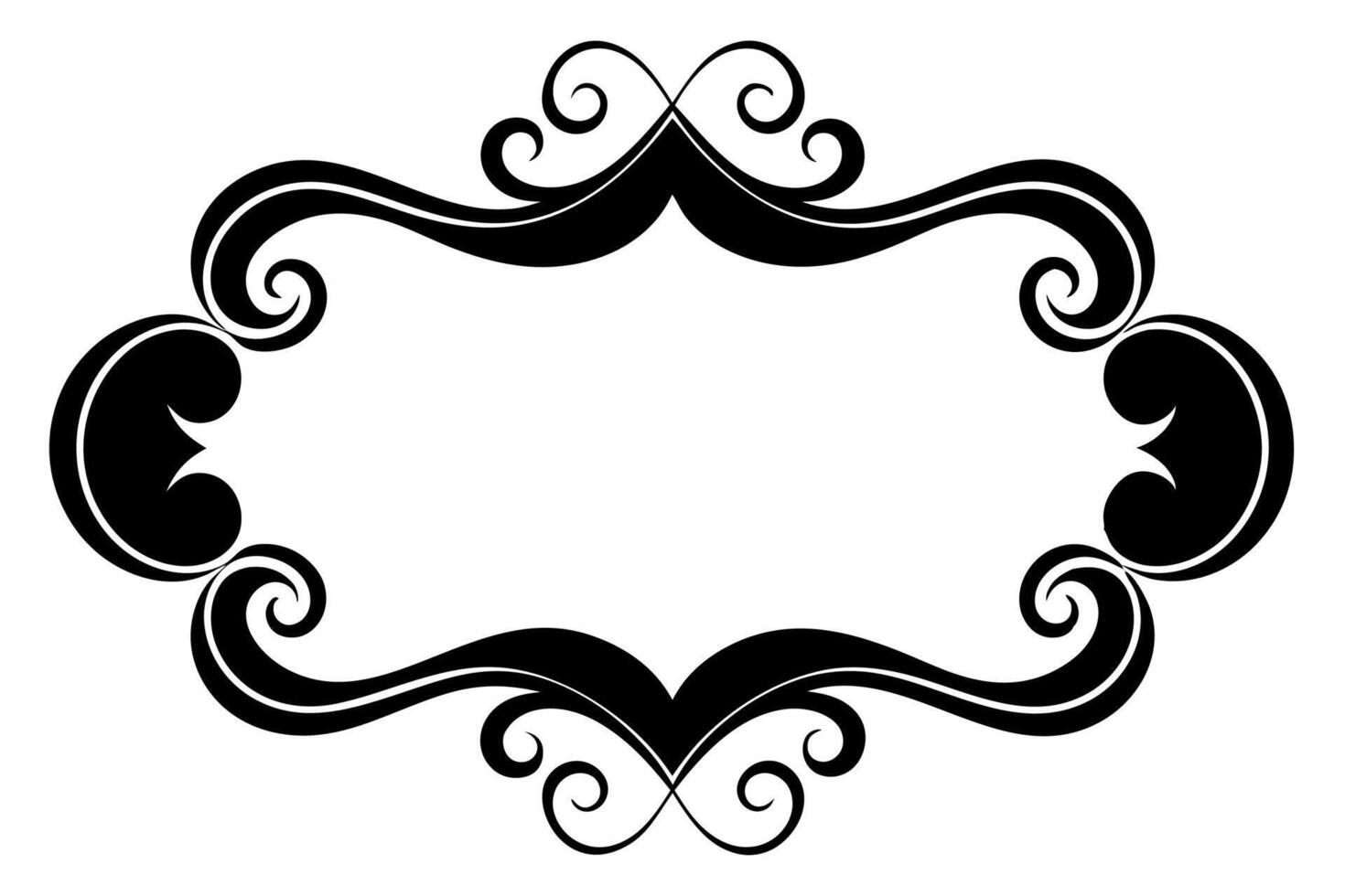 Elegant Frame Design with White Background, Illustration, Cartoons, Clipart, Line Art, Elegant frame design with white background, perfect for illustrations, cartoons, clipart, and line art vector