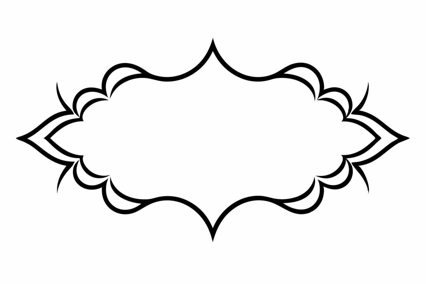 Elegant Frame Design with White Background, Illustration, Cartoons, Clipart, Line Art, Elegant frame design with white background, perfect for illustrations, cartoons, clipart, and line art vector