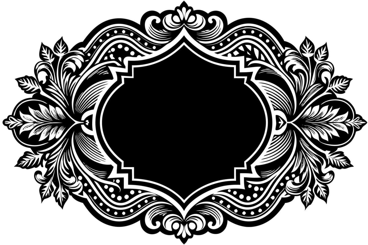 Elegant Frame Design with White Background, Illustration, Cartoons, Clipart, Line Art, Elegant frame design with white background, perfect for illustrations, cartoons, clipart, and line art vector